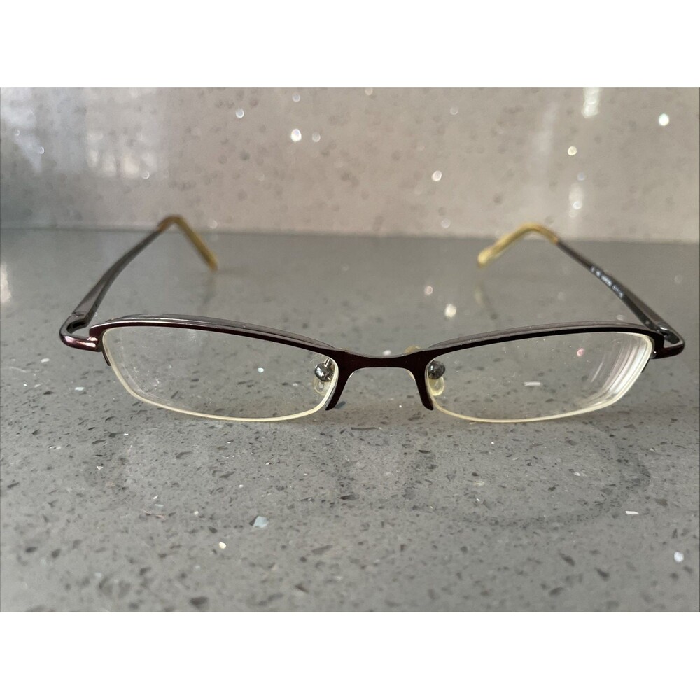 ELITE EYEWEAR 766 Maroon 47-17-135 EYEGLASS FRAMES ONLY Intelli-Clip by Elite